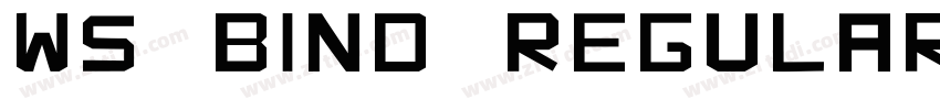 WS Bind Regular字体转换